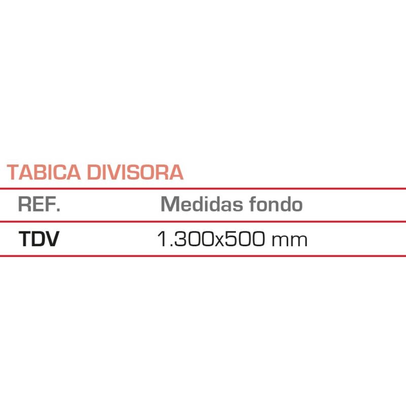 TABICA DIVISORA - Imagen 2
